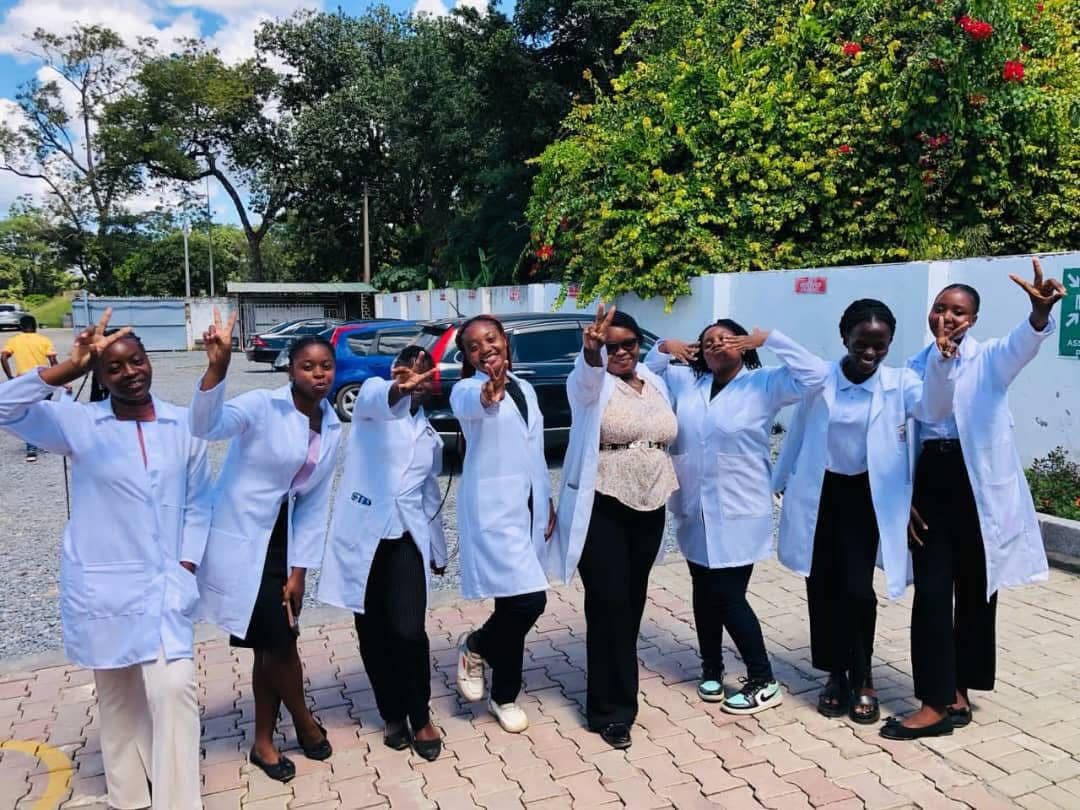Medical professionals collaborating